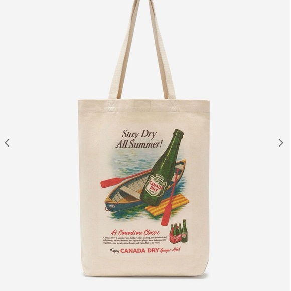 Vintage Canada 🇨🇦 Dry X Roots Tote limited edition NWT - Picture 1 of 5